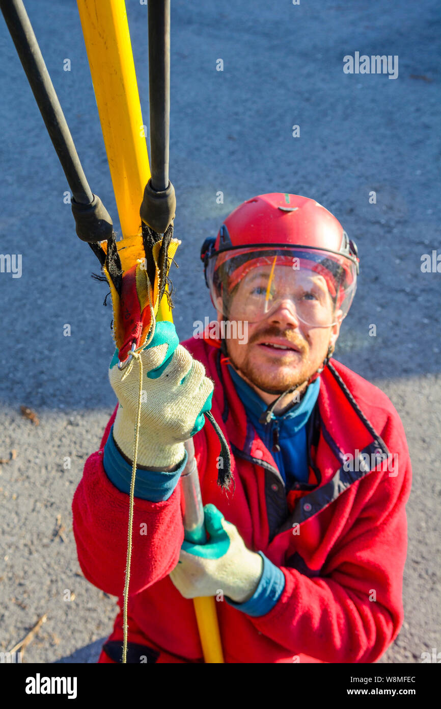 Double rope technique hi-res stock photography and images - Alamy