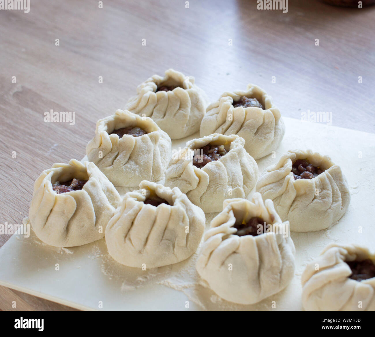 Making manti hi-res stock photography and images - Alamy