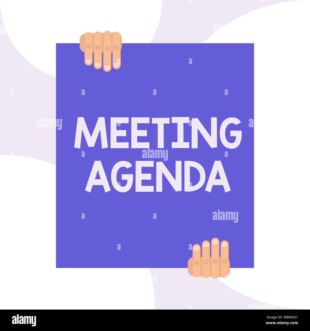 Handwriting text writing Meeting Agenda. Conceptual photo An agenda ...