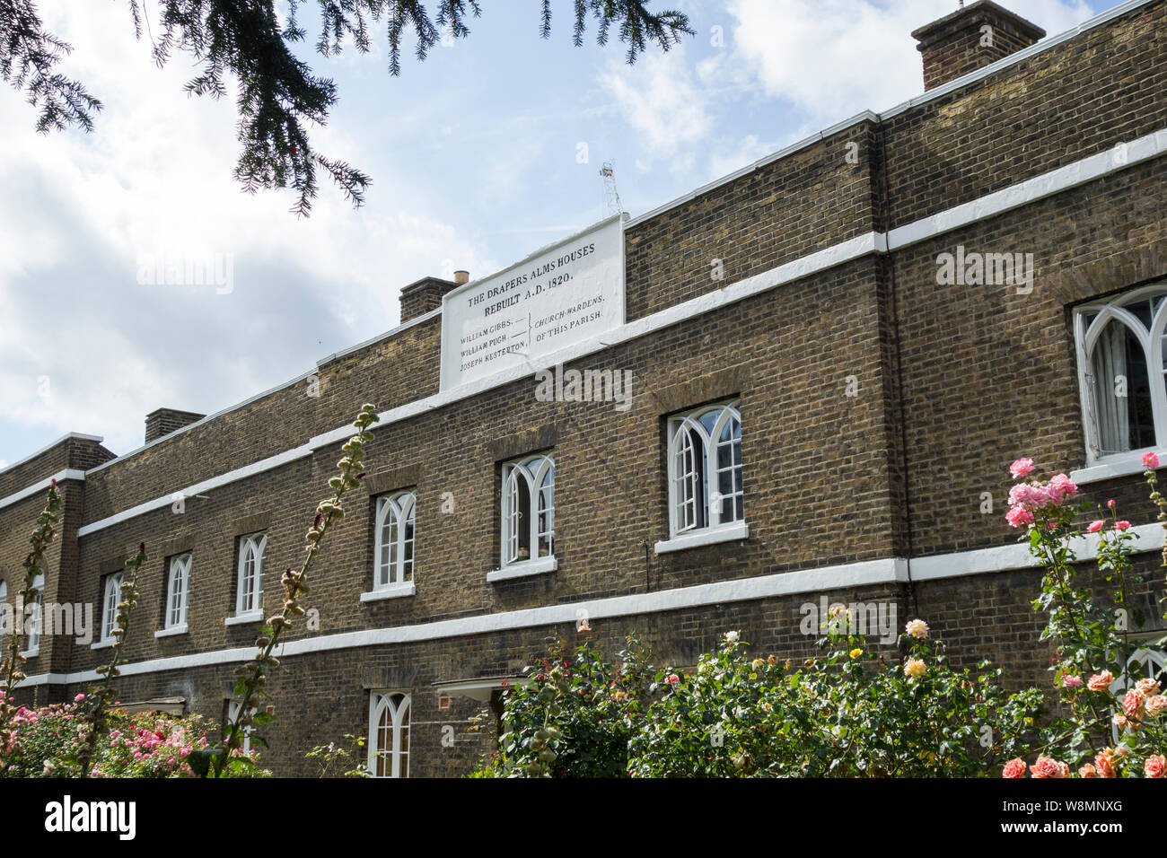 The Drapers Arms Houses, Glasshill Street, Southwark, London, UK Stock