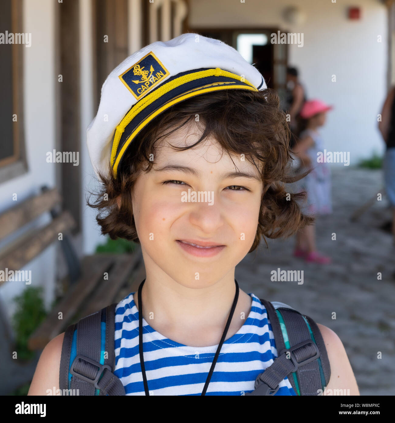 striped T-shirt (sleeveless telnyashka 