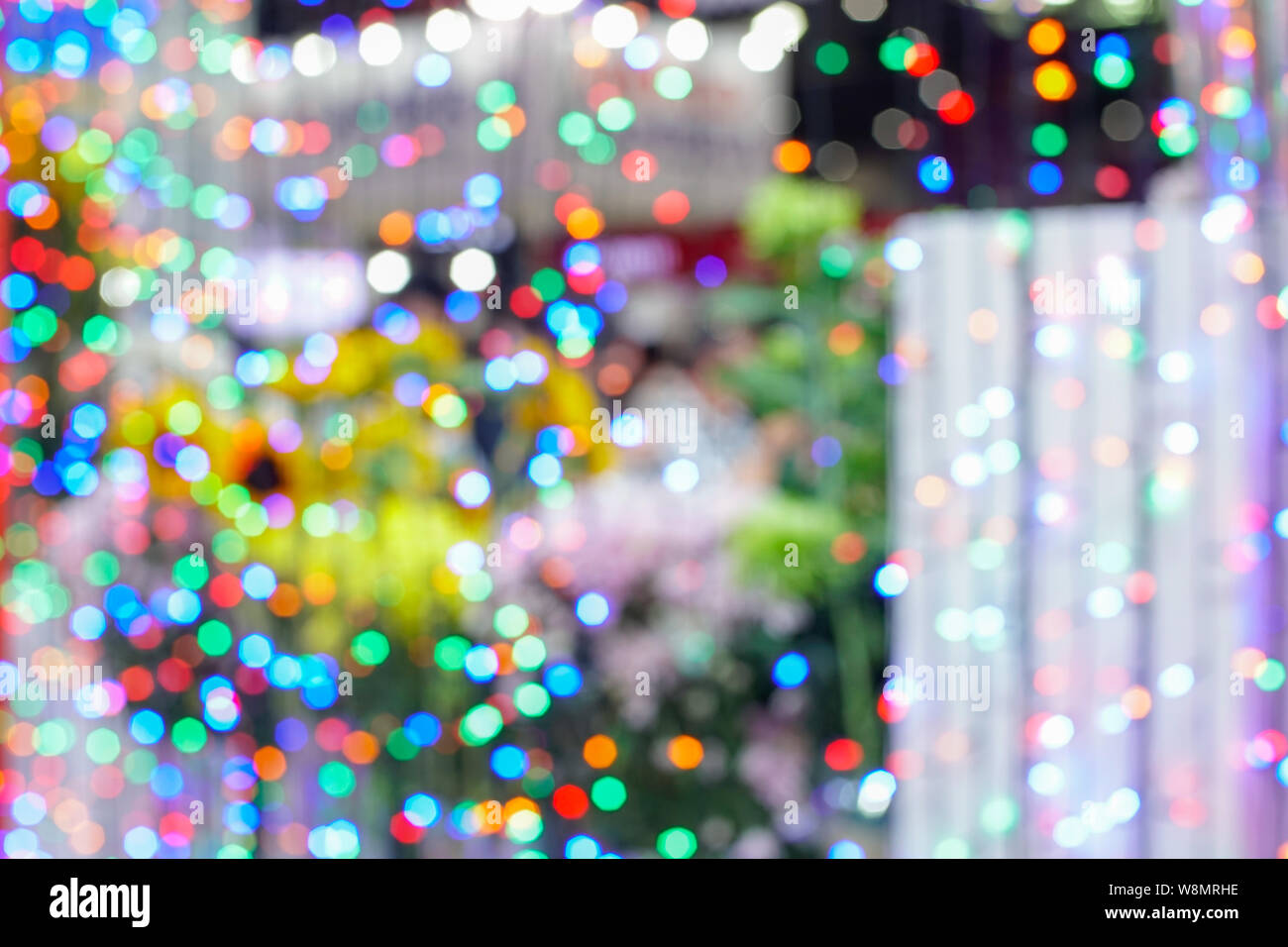 Lights like bubbles. A background for christmas Stock Photo - Alamy