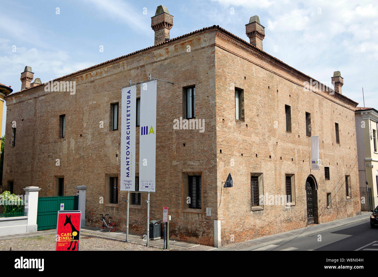The Casa Mantegna, a house built for, and probably designed by Andrea Mantegna, the great