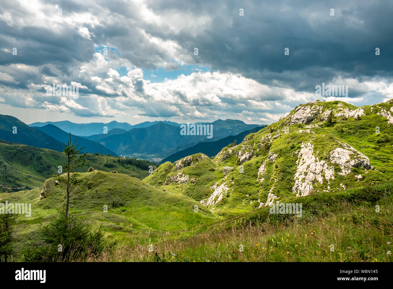 Summer day in the alps of Friuli Venezia-Giulia, Italy Stock Photo - Alamy