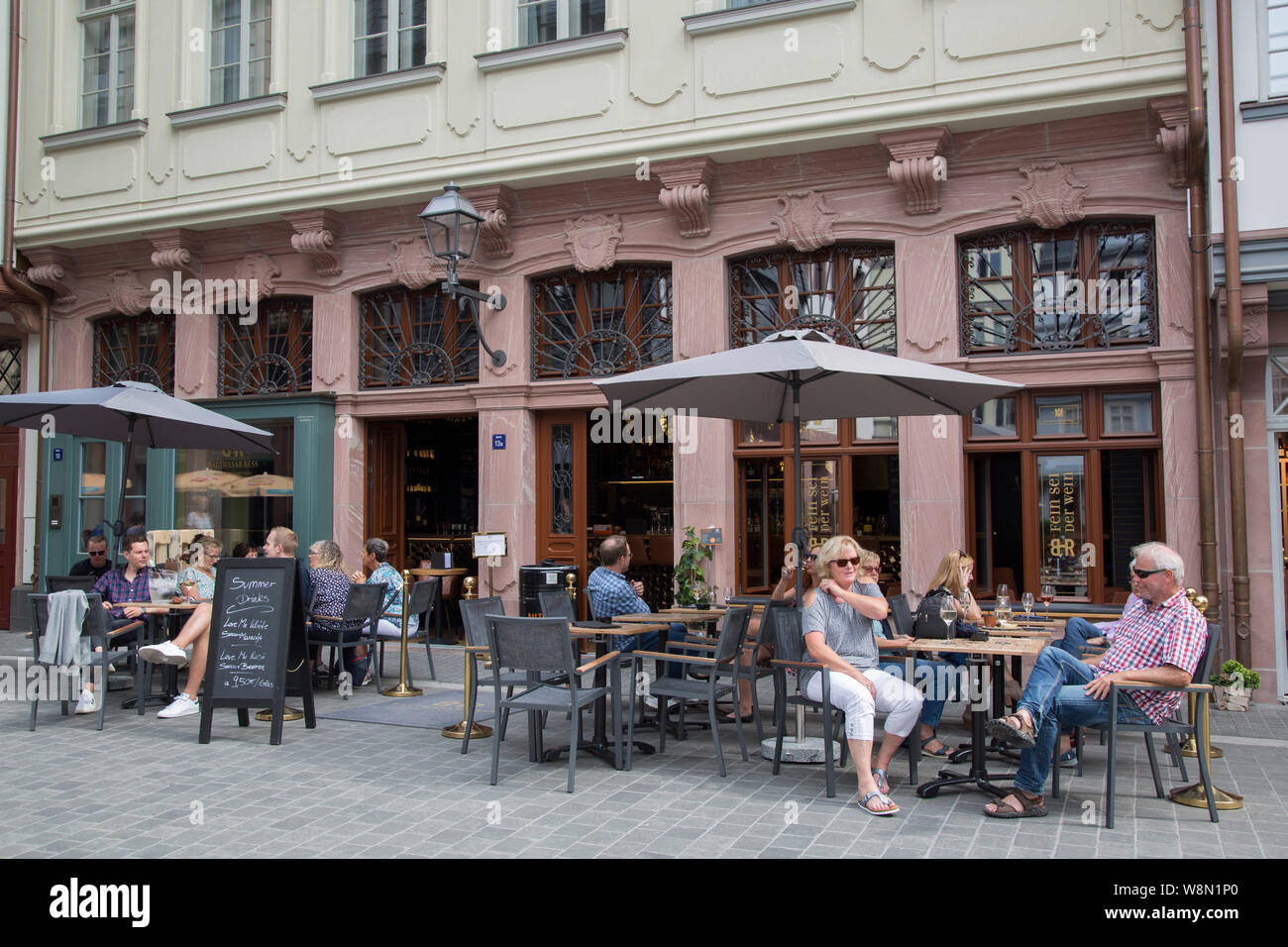 Balthasar Ress Wine Bar, Frankfurt, Germany Stock Photo Alamy
