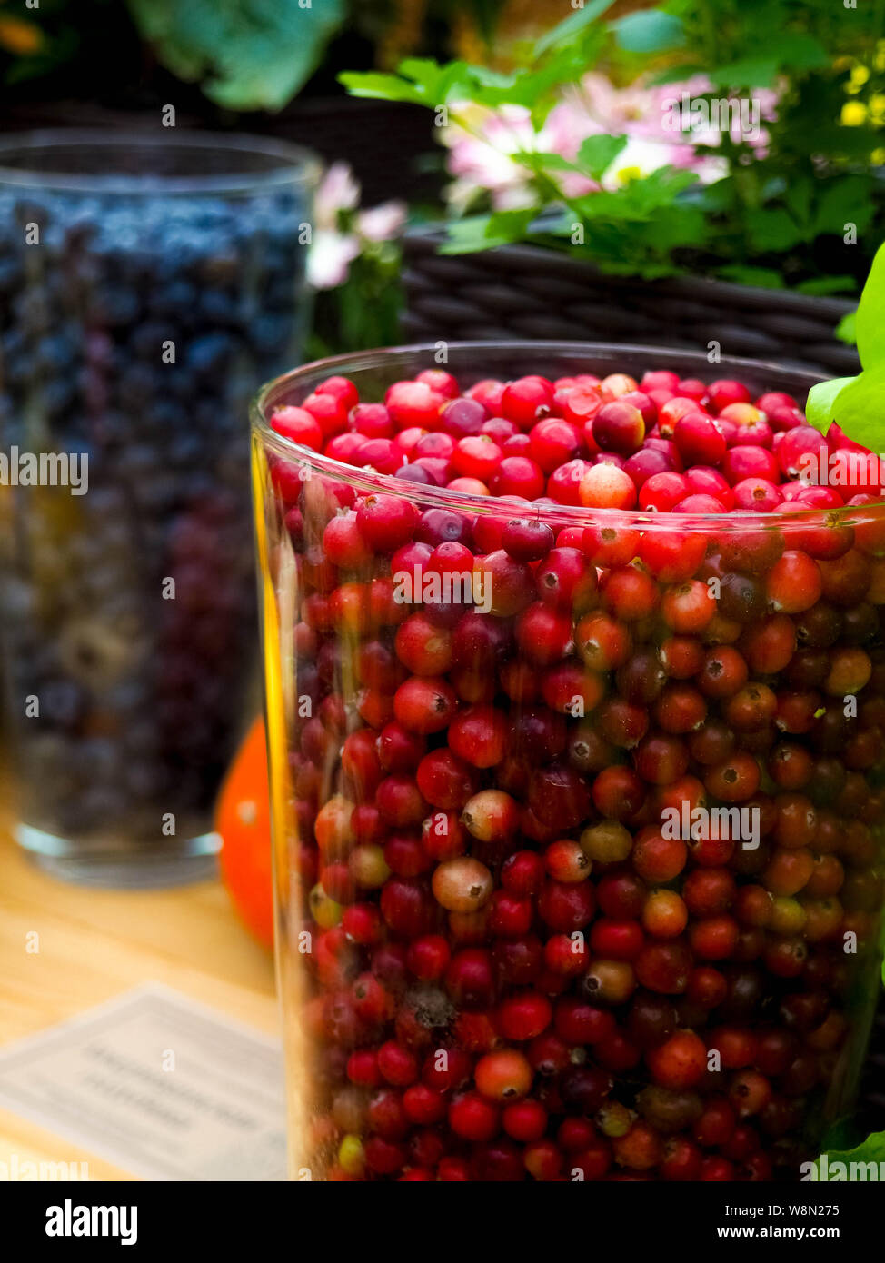 fresh and delicious cranberries fruits and vegetables Stock Photo Alamy