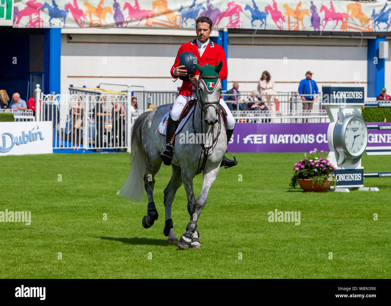 Dublin, Ireland 09 august 2019. Team Mexico compete for the Aga Khan ...