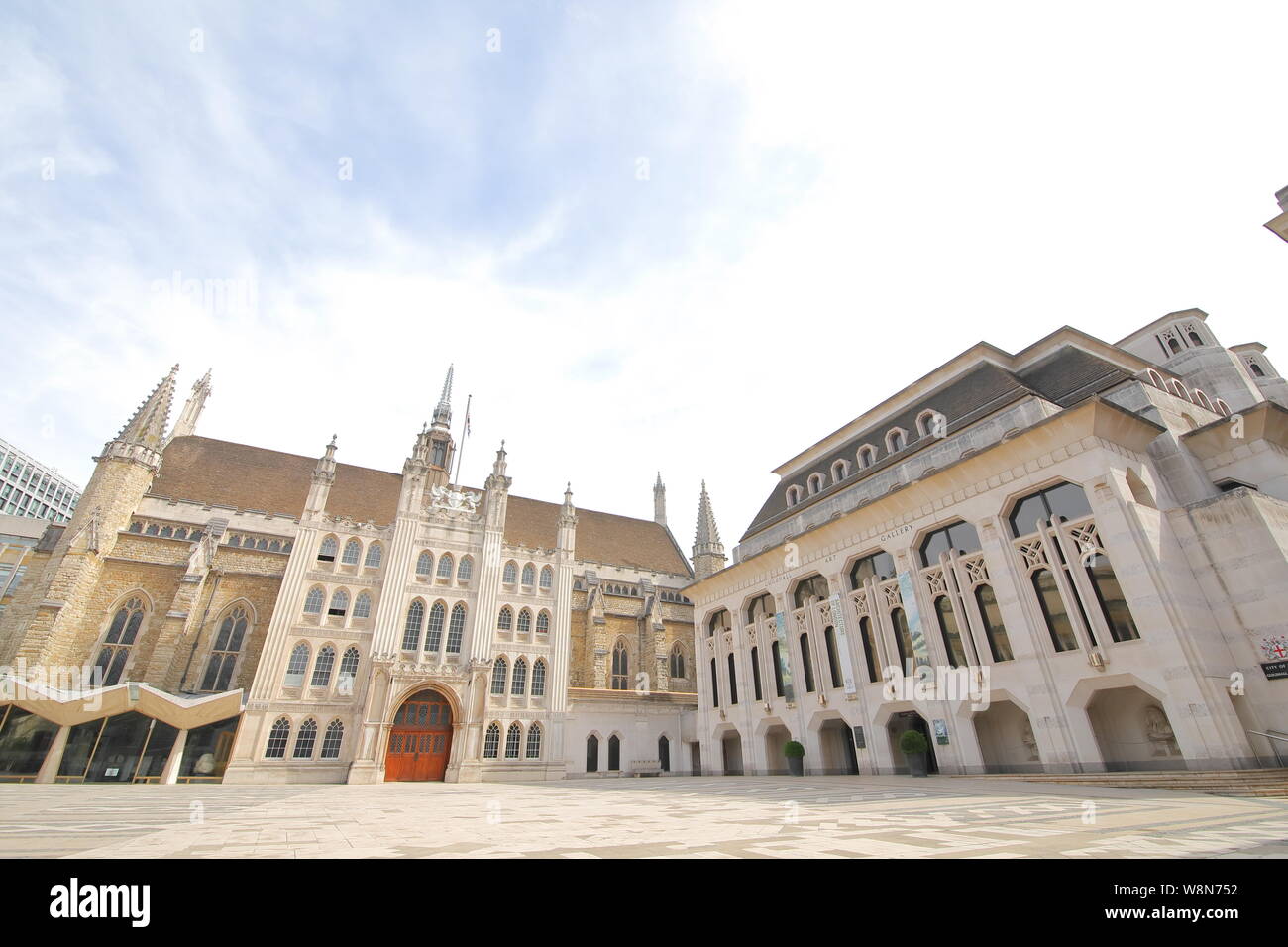Guildhall historical building London UK Stock Photo - Alamy
