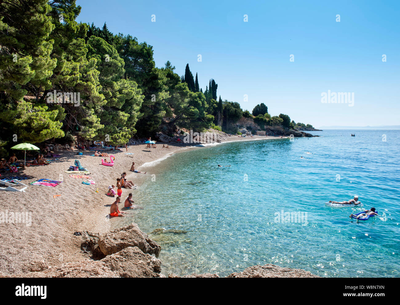 Murvica Beach near Bol on the island of Brač, Croatia Stock Photo picture