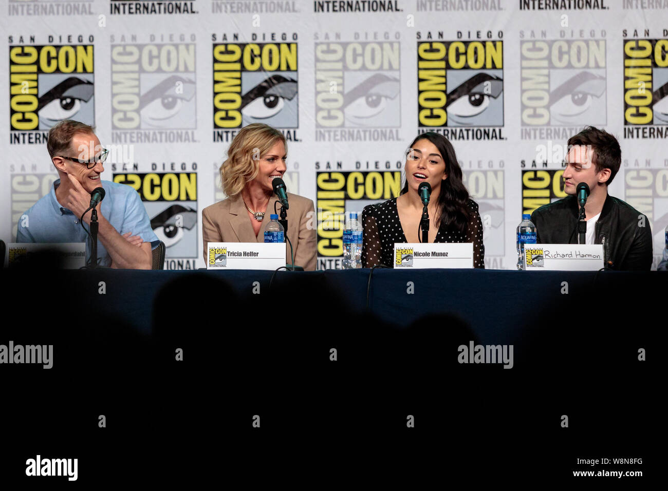 Van Helsing panel during Comic Con 2019 Stock Photo