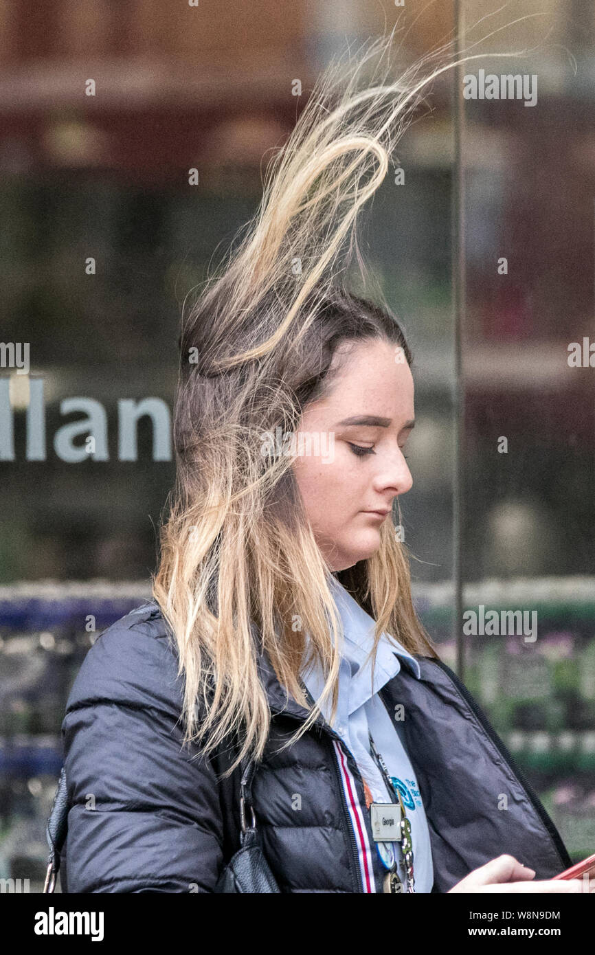 Windswept Hair Wind Blown Bad Hair Day Windy Weather Storm Stormy