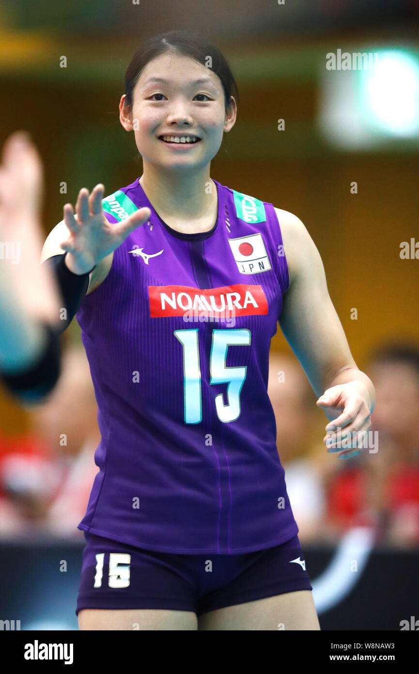 inoue kotoe Fukaya Big Turtle, Saitama, Japan. 10th Aug, 2019. Kotoe Inoue (JPN),  AUGUST 10, 2019 - Volleyball : International Friendly match between Japan  3-0 Chinese Taipei at Fukaya Big Turtle, Saitama, Japan. Credit: