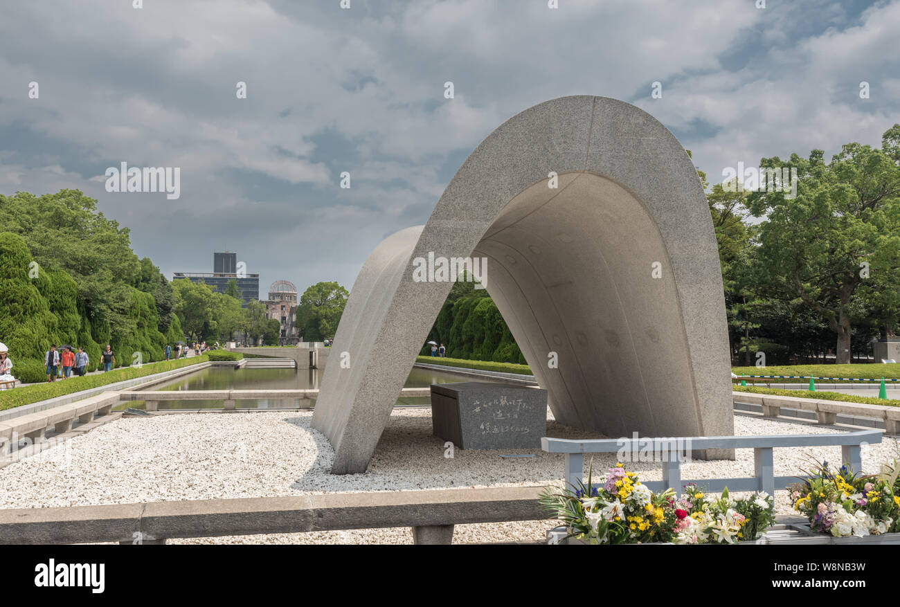 Hiroshima Peace Memorial Stock Photo