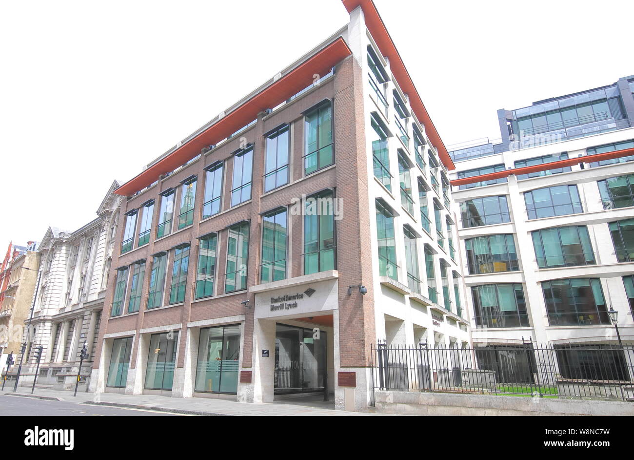 Bank Of America Merrill Lynch Office Building London Uk Stock
