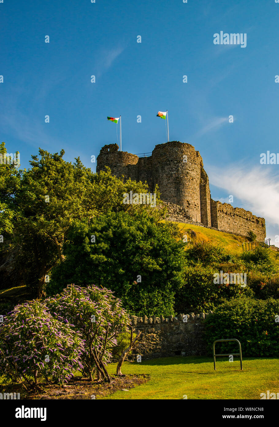 Criccieth Castle. Gywnedd, Wales. UK Stock Photo