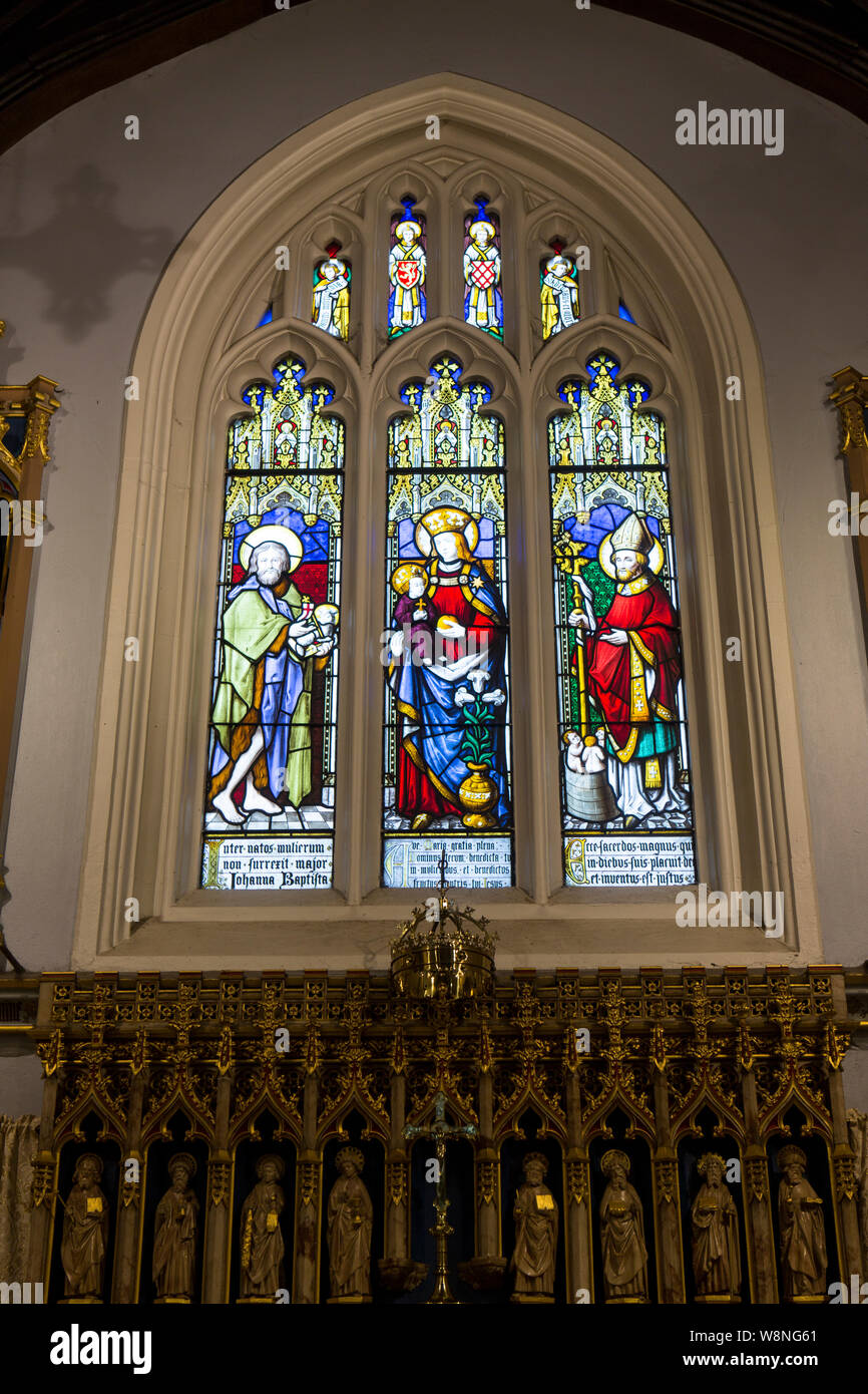 Stained Glass Church Window Stock Photo - Alamy