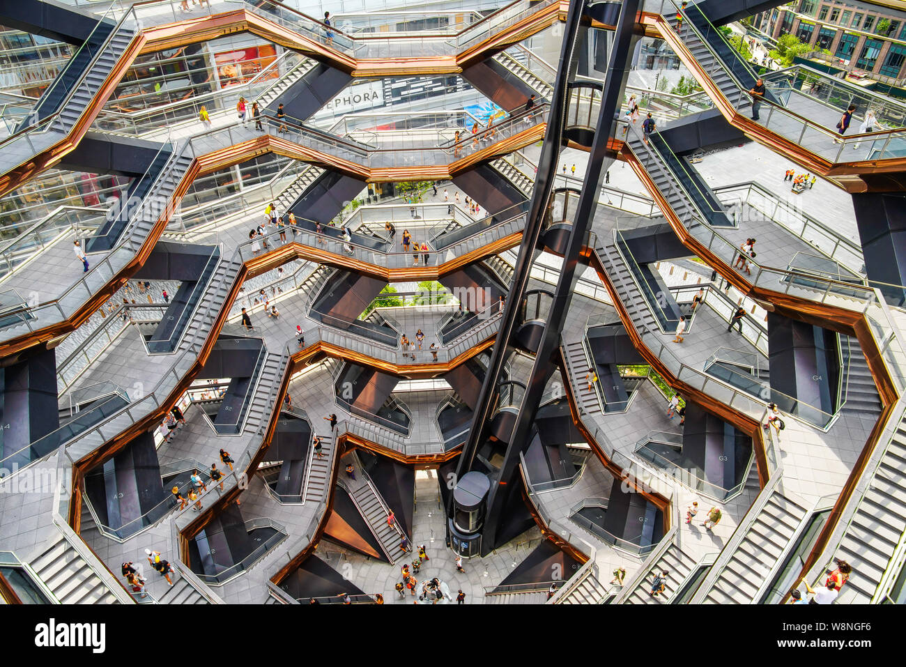 The Vessel structure), the construction in center of