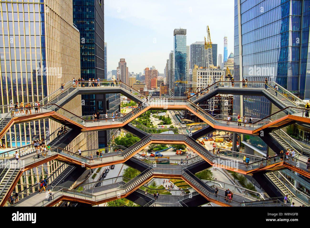 The Vessel structure), the construction in center of