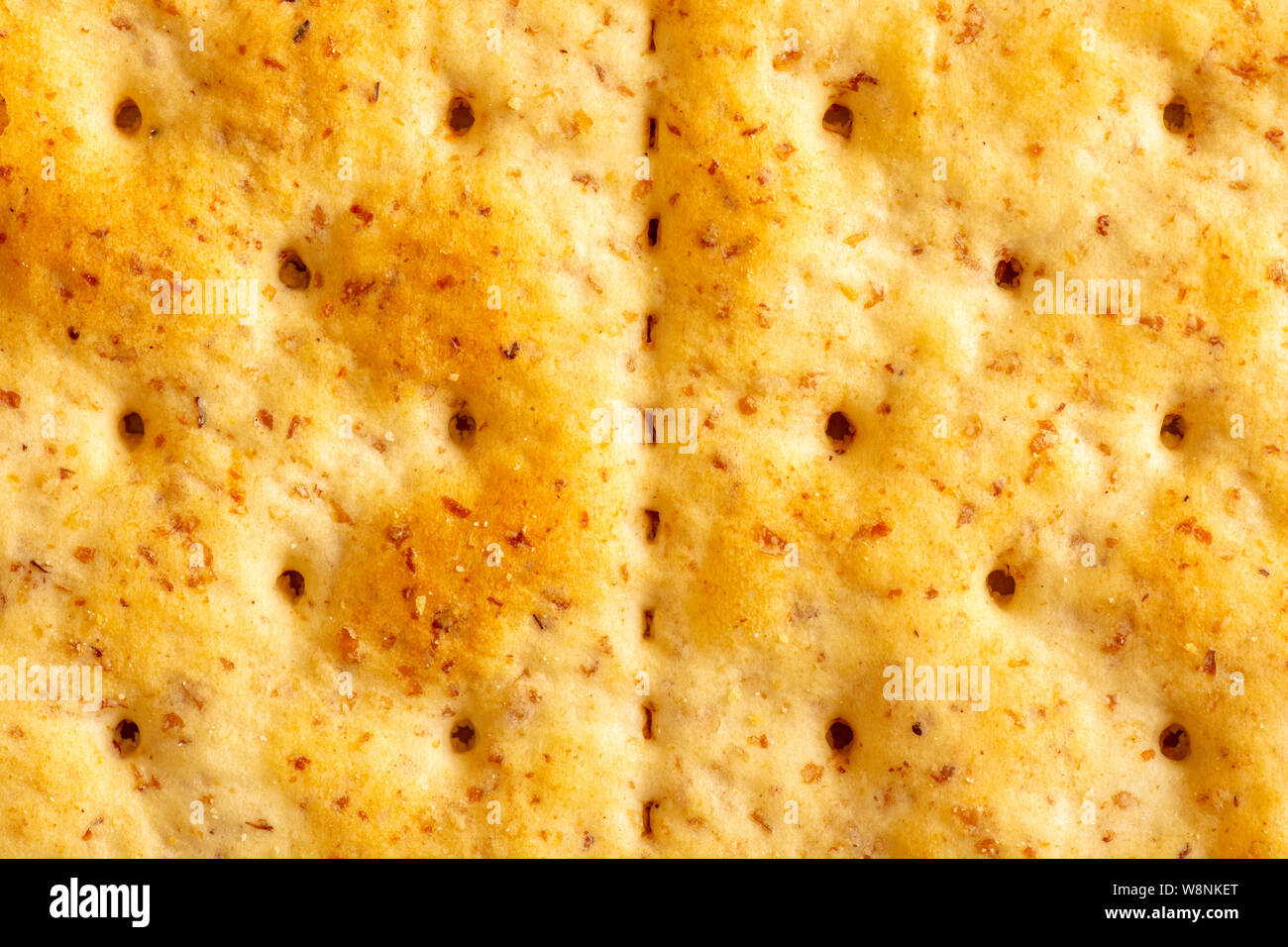 Whole Wheat Cracker Texture Close Up Stock Photo