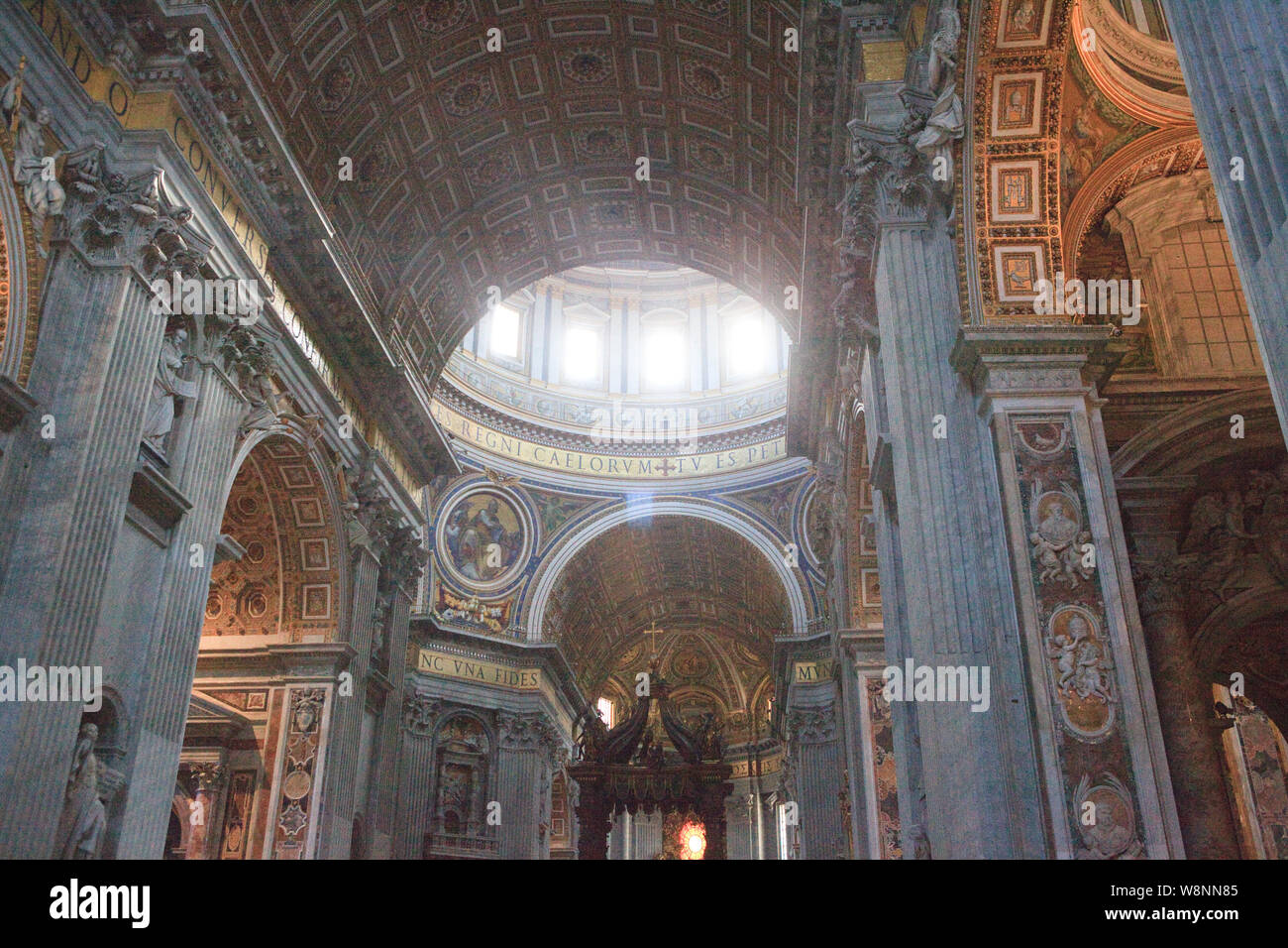 Ornate Painted Ceilings Rome Italy Stock Photo 263550453 Alamy