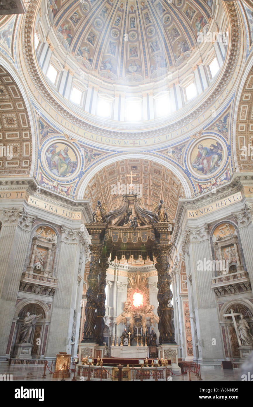 Ornate Painted Ceilings Rome Italy Stock Photo 263550593