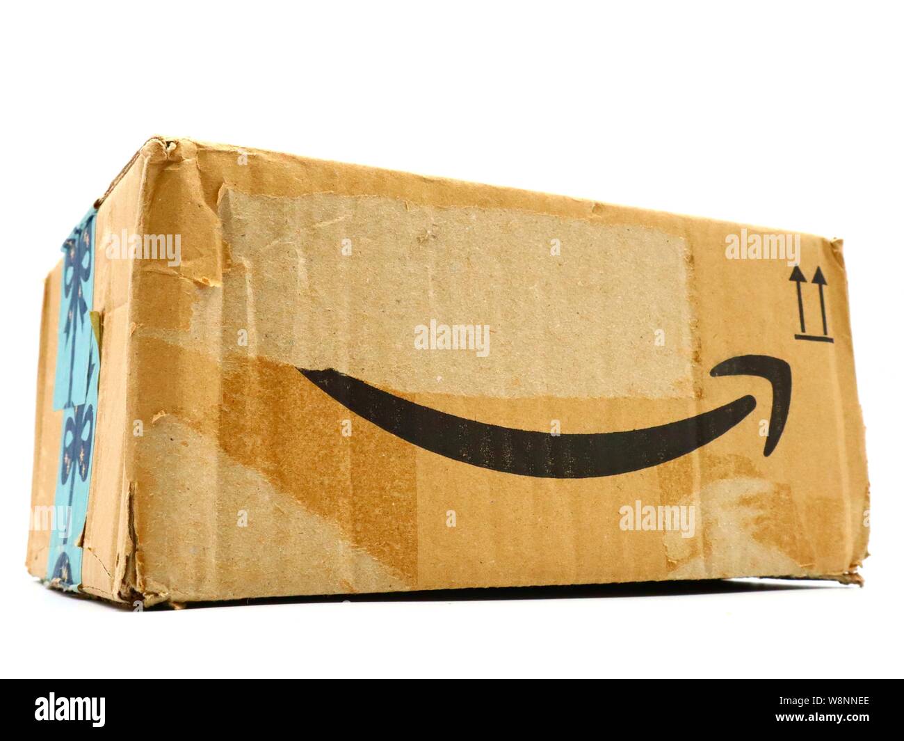 Used AMAZON Shipping Package Parcel Cardboard Box. Amazon is an