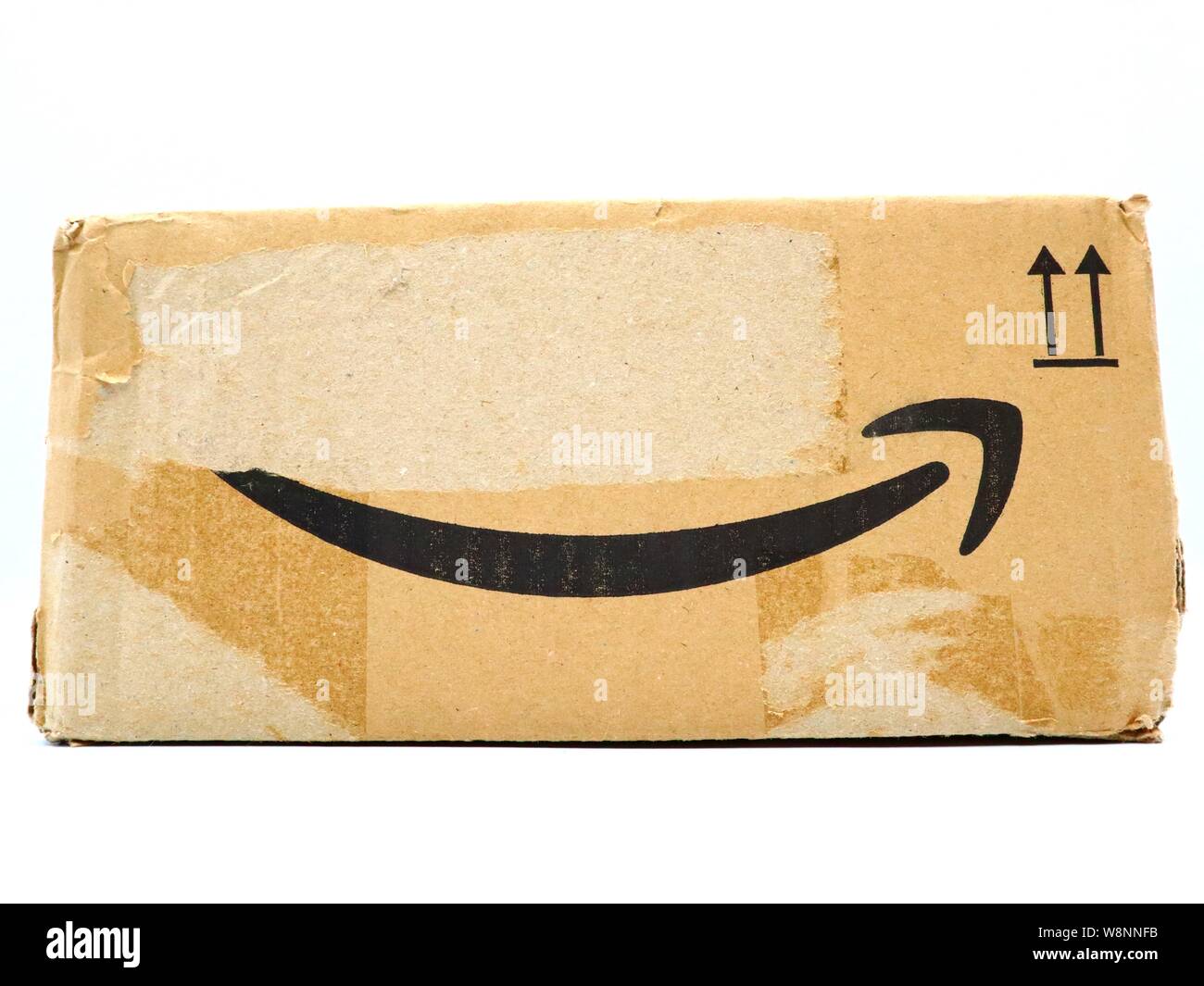 Used AMAZON Shipping Package Parcel Cardboard Box. Amazon is an