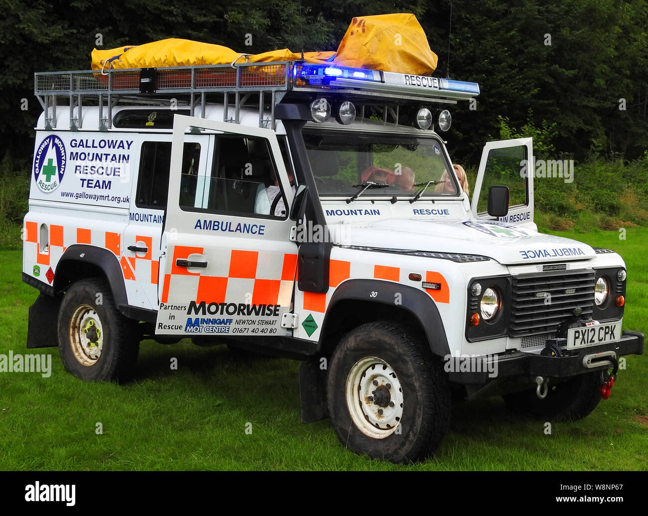 Galloway Mountain Rescue Ambulance 2019 Stock Photo