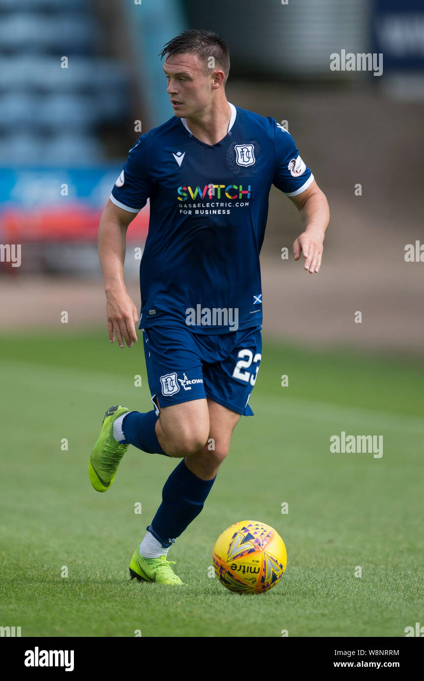 Dens Park, Dundee, Scotland. 10th August, 2019. Scottish Championship  football, Dundee FC versus Ayr; Jordan McGhee of Dundee - Editorial Use  Only Credit: Action Plus Sports Images/Alamy Live News Stock Photo - Alamy