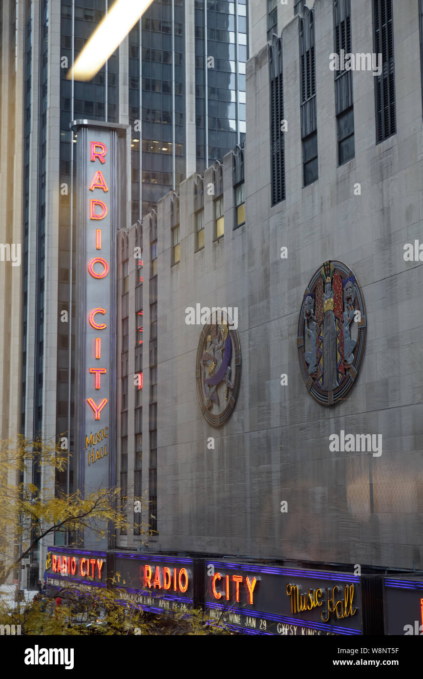 Radio City, New York Stock Photo
