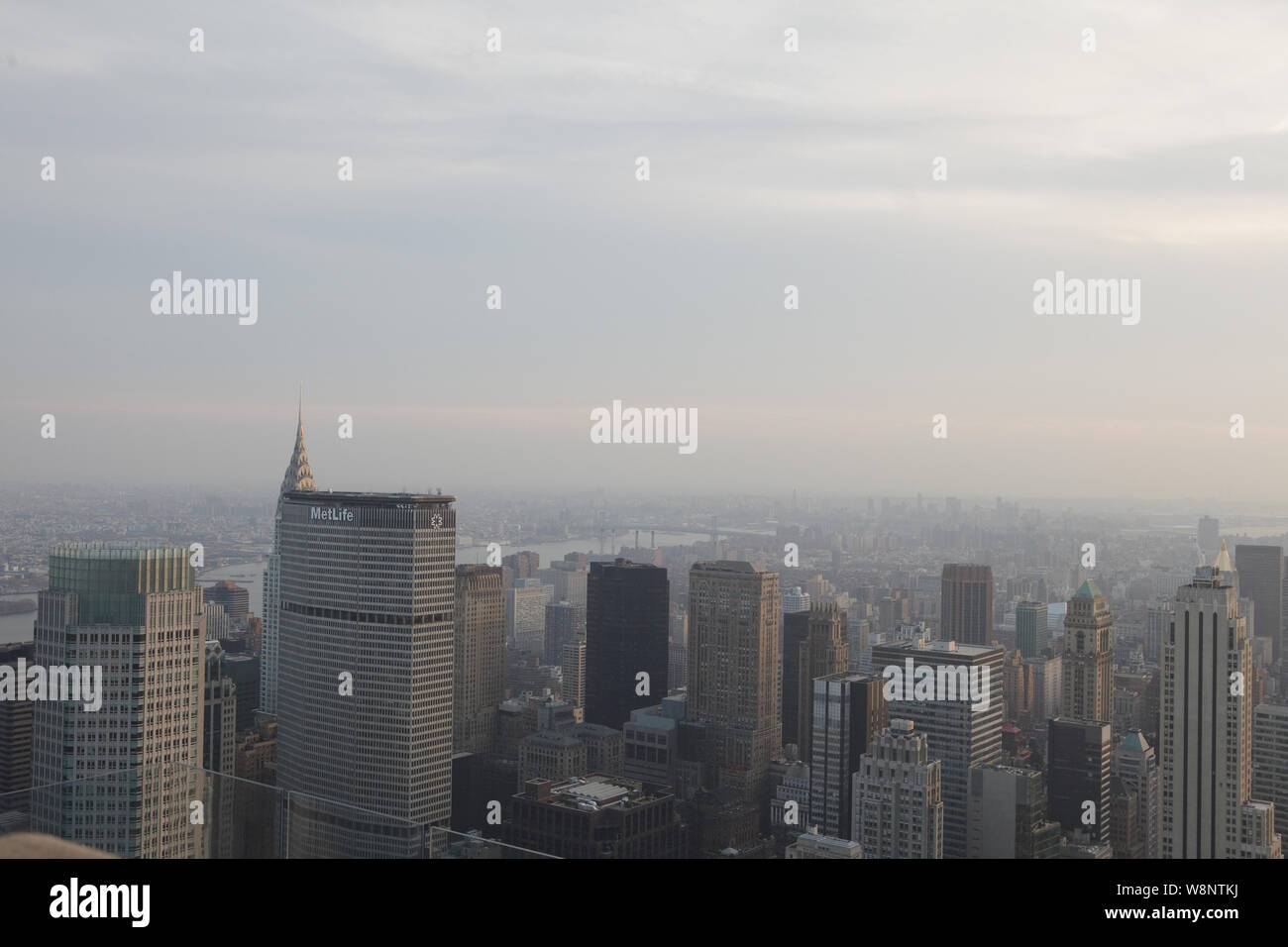 New York City - View from The Top of the Rock Stock Photo - Alamy