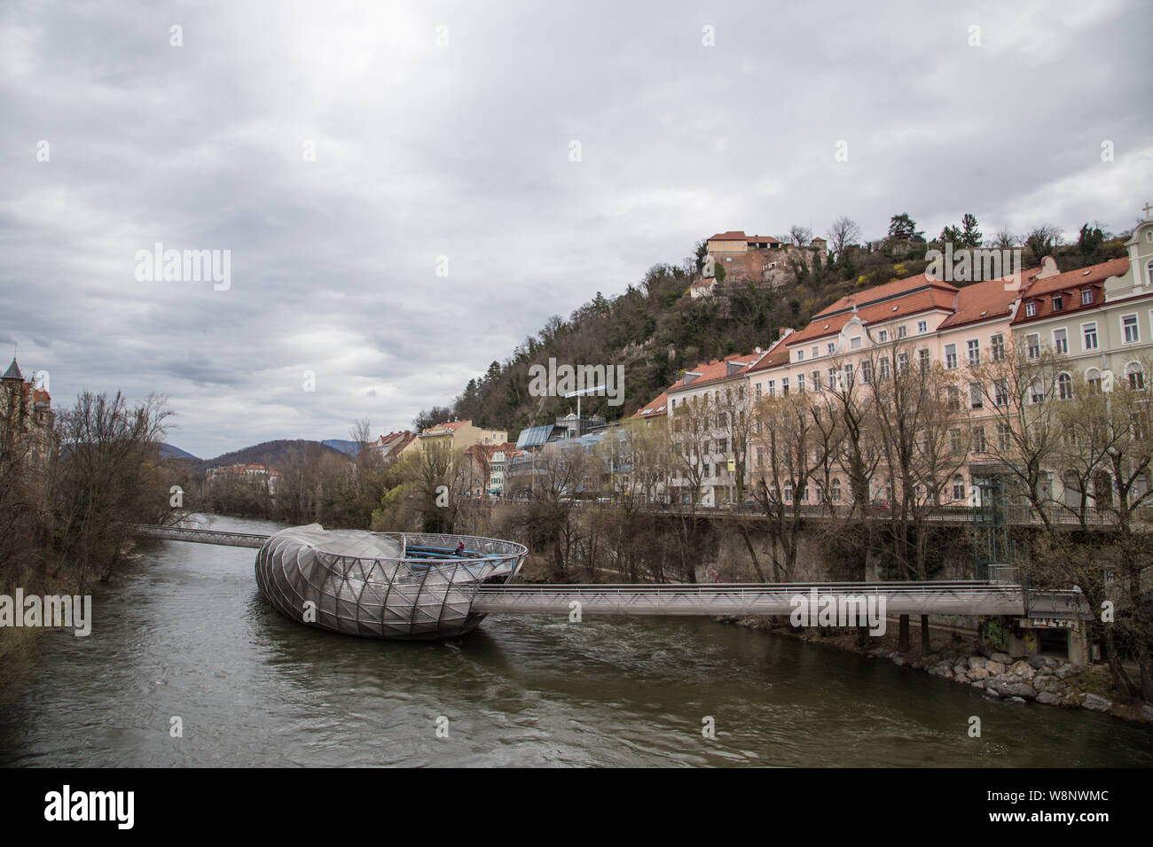 Mur River In Graz Austria Stock Photo 263553932 Alamy