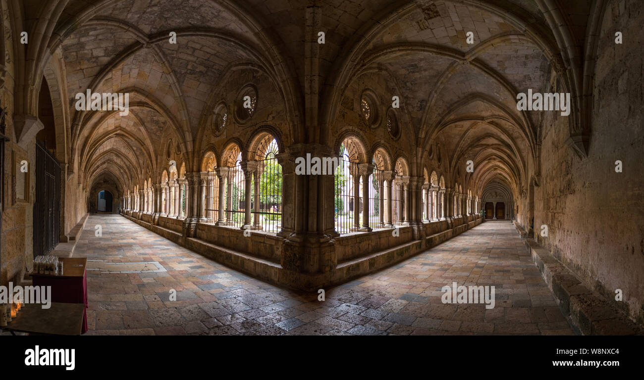 Sant Cugat cloister Stock Photo