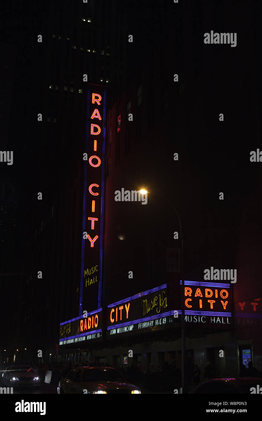 Radio City, New York Stock Photo Alamy