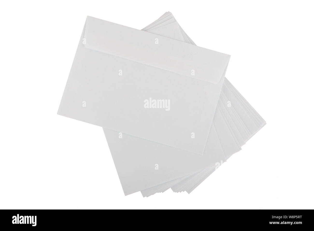 Envelope on white background isolated on white background Stock Photo