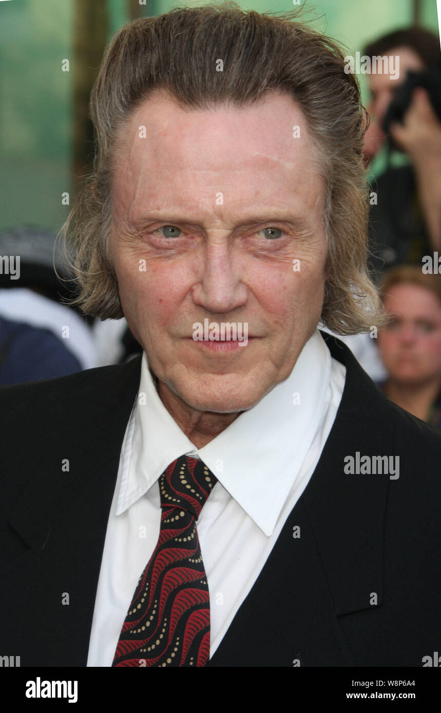 Christopher Walken, 2009, Photo By John Barrett/PHOTOlink Stock Photo