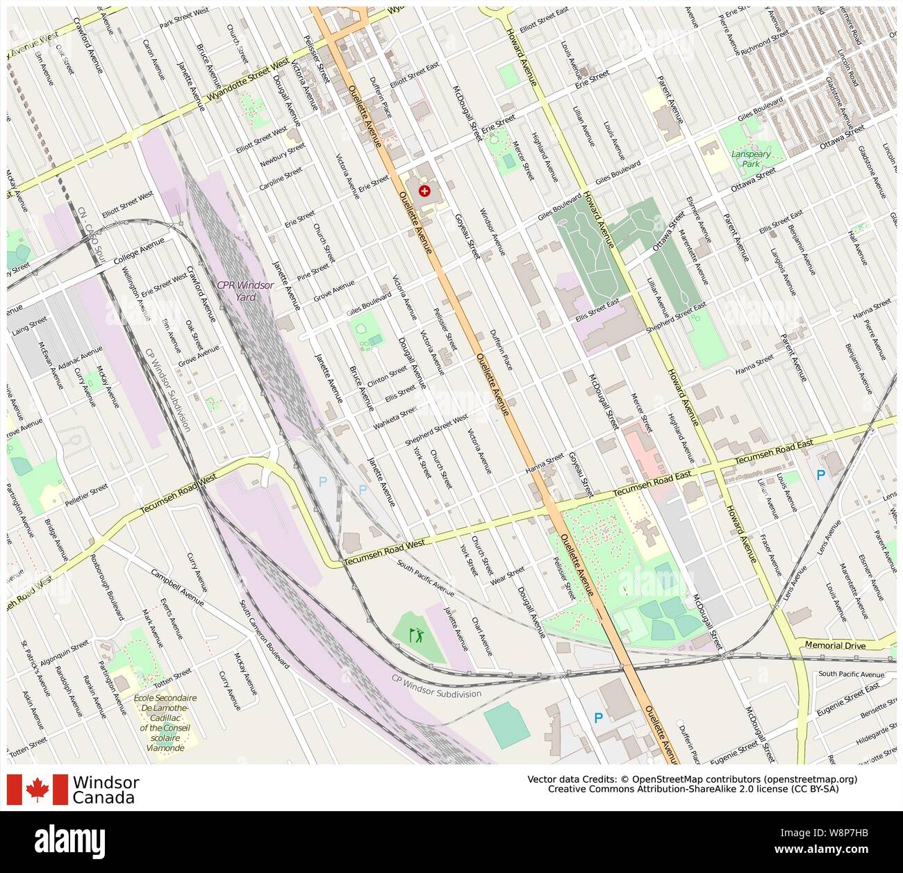 Thunder Bay Map High Resolution Stock Photography and Images - Alamy