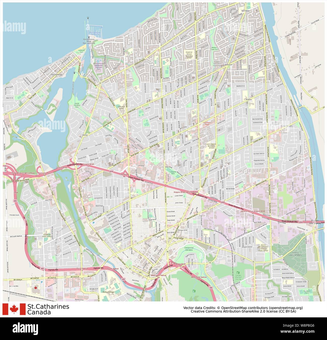 Map Of Cambridge Ontario High Resolution Stock Photography and Images ...