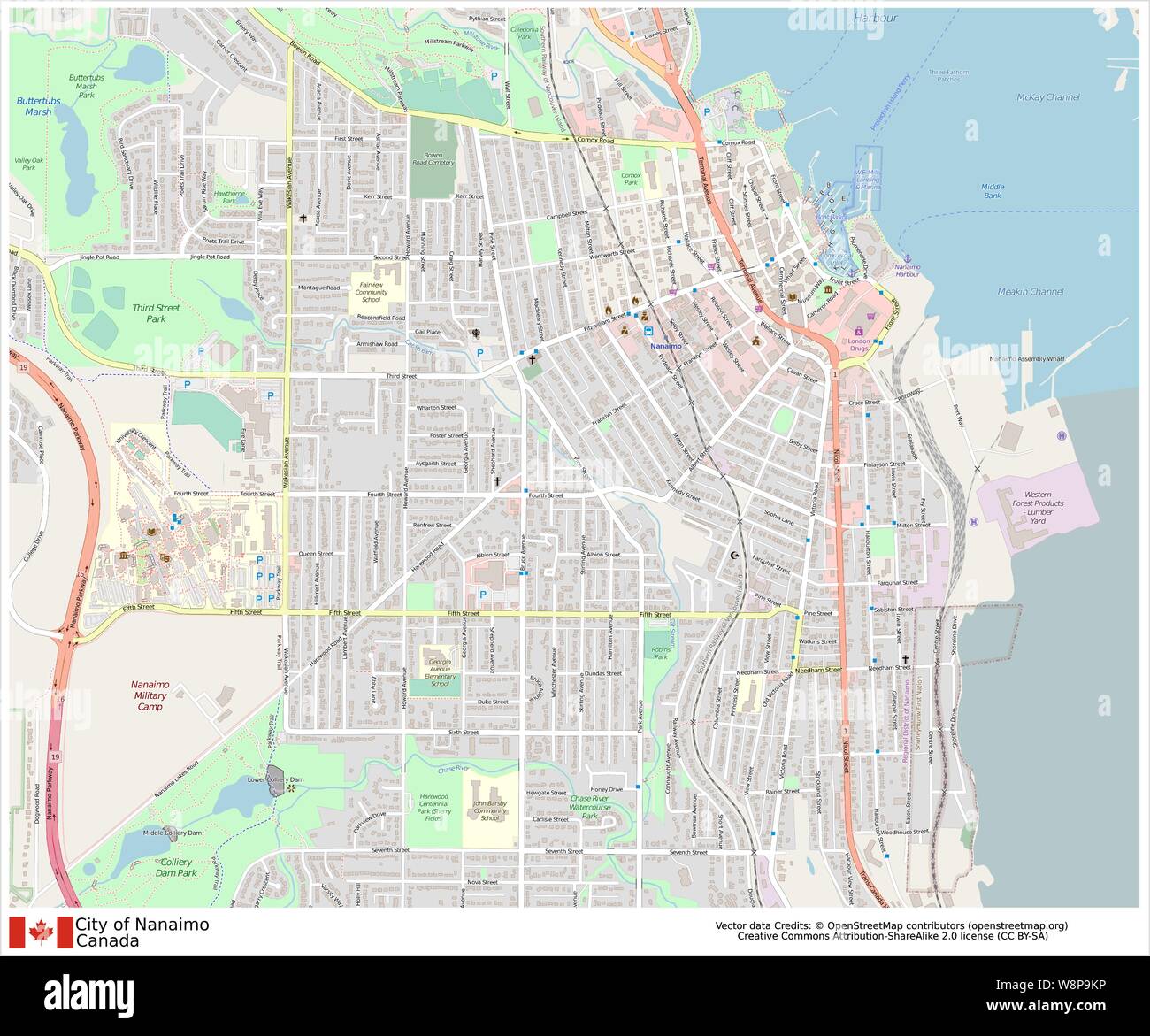 Map of gatineau Stock Vector Images - Alamy