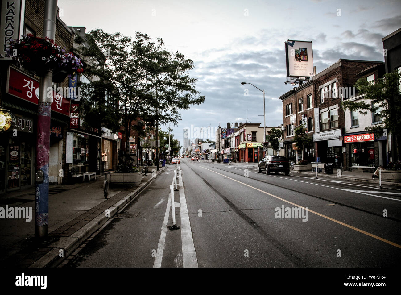 Travelling the Streets of Toronto in June 2019, Canada Stock Photo