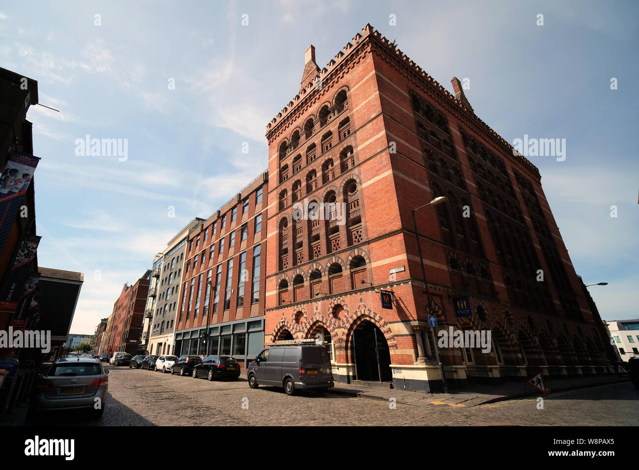 The grade II listed building. The Granary in Bristol. Stock Photo