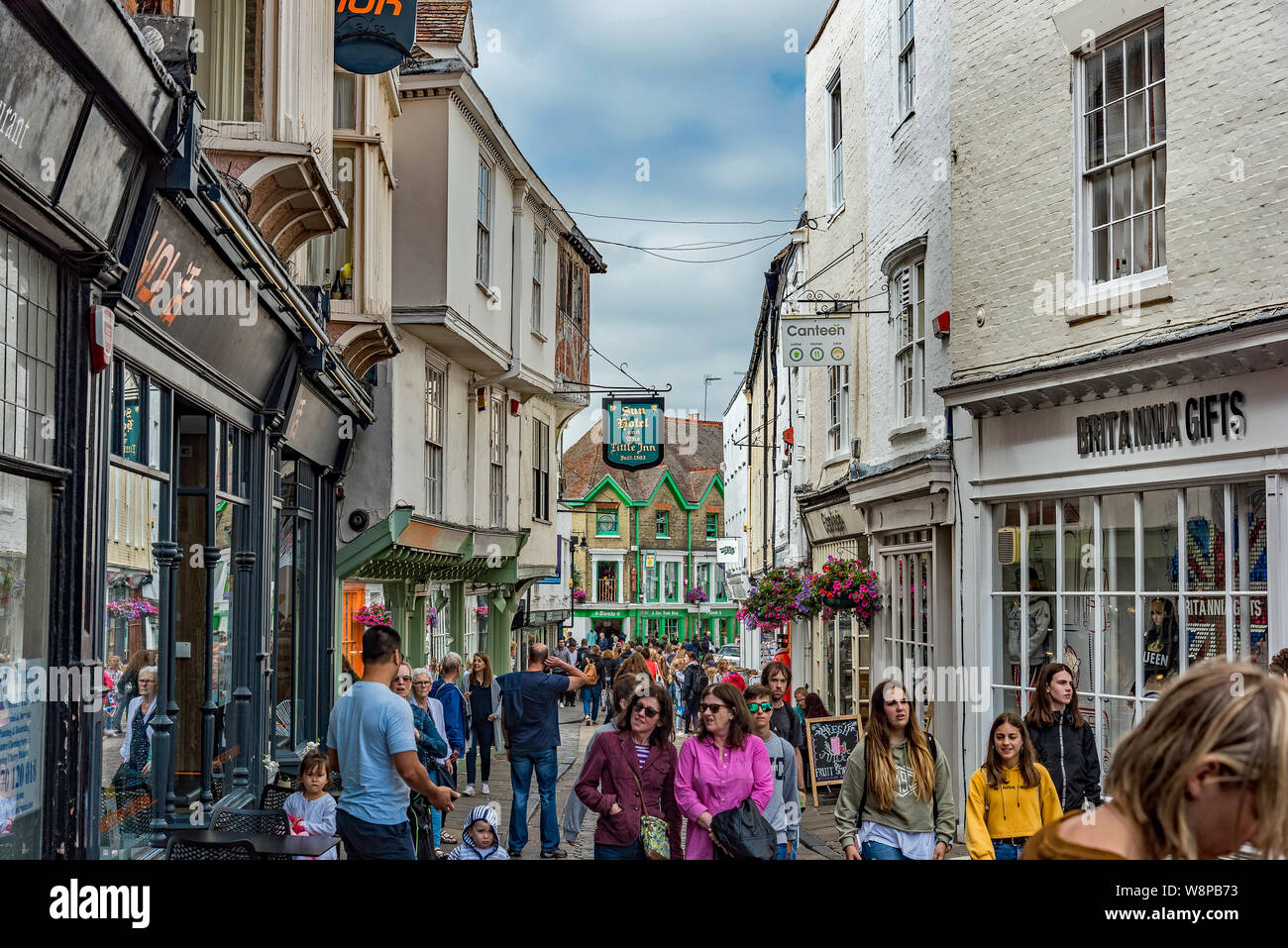 Canterbury street view -U.K. Stock Photo
