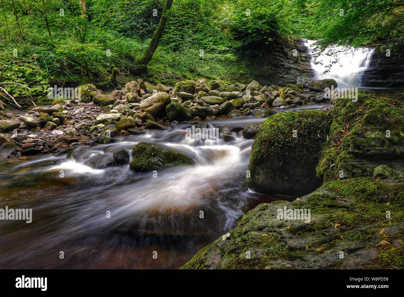 A nice waterfall Stock Photo