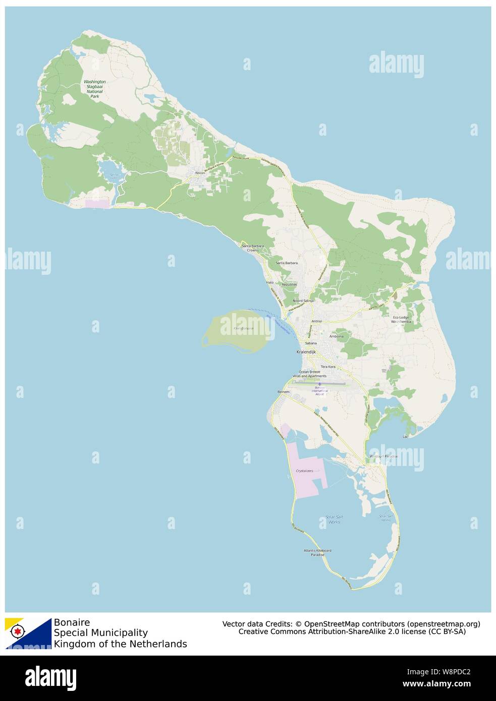 Bonaire Map High Resolution Stock Photography and Images Alamy