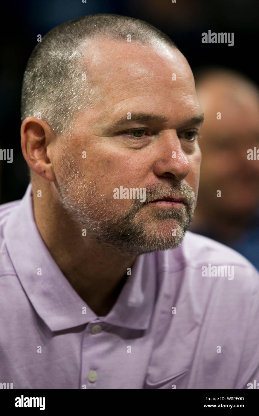 Denver Nuggets Head Coach Michael Malone watches the match Serbia versus  Lithuania Stock Photo - Alamy