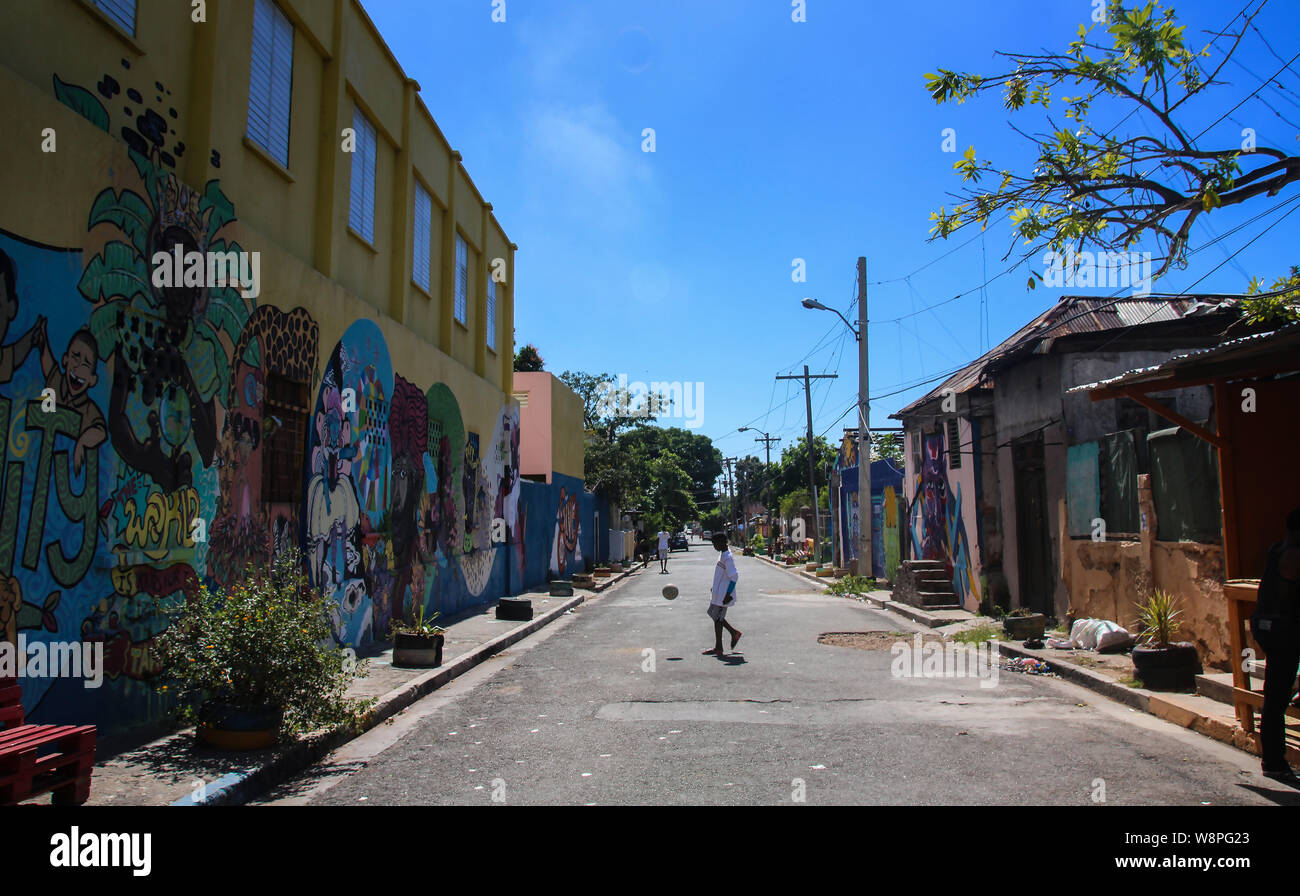 Jamaica boasts white sand beaches, famous scenic waterfalls, blue