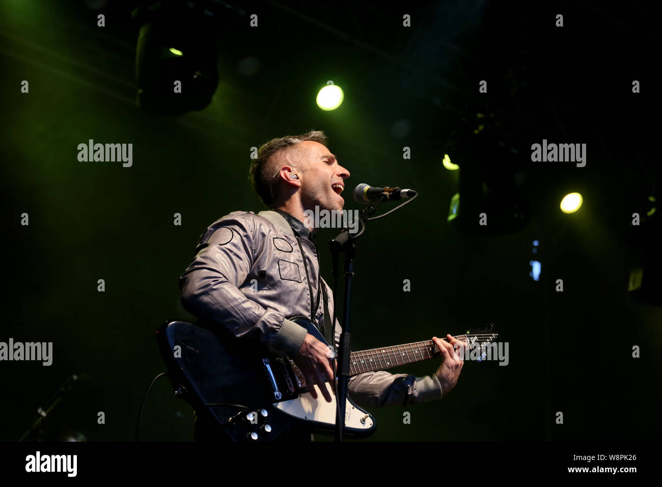 Rochdale UK 10th August 2019 American Rock Band The Hoosiers Performing At The Annual Feel 