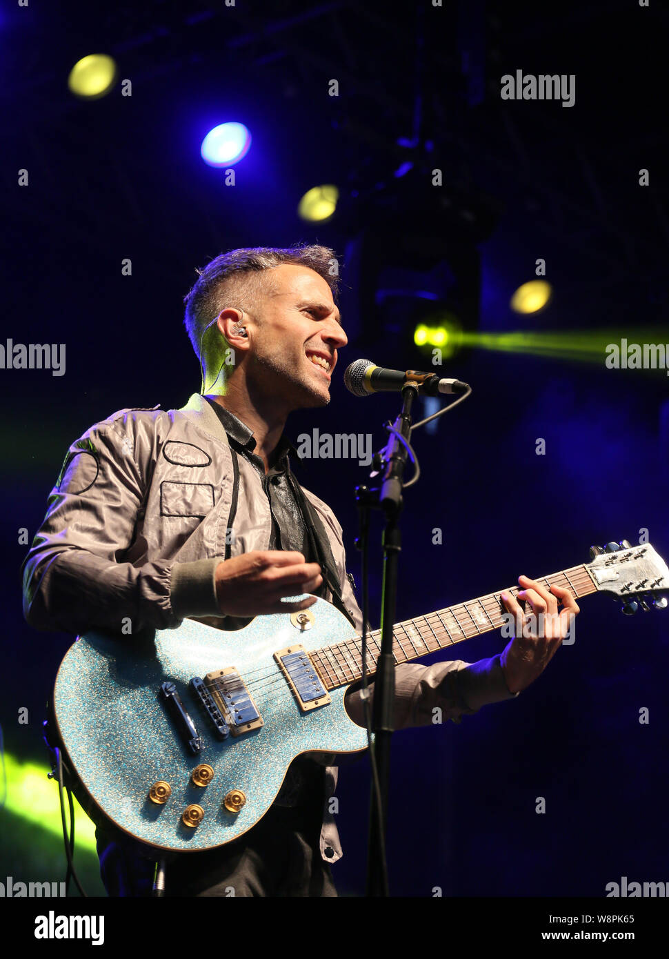 Rochdale, UK. 10th August, 2019. American rock band The Hoosiers