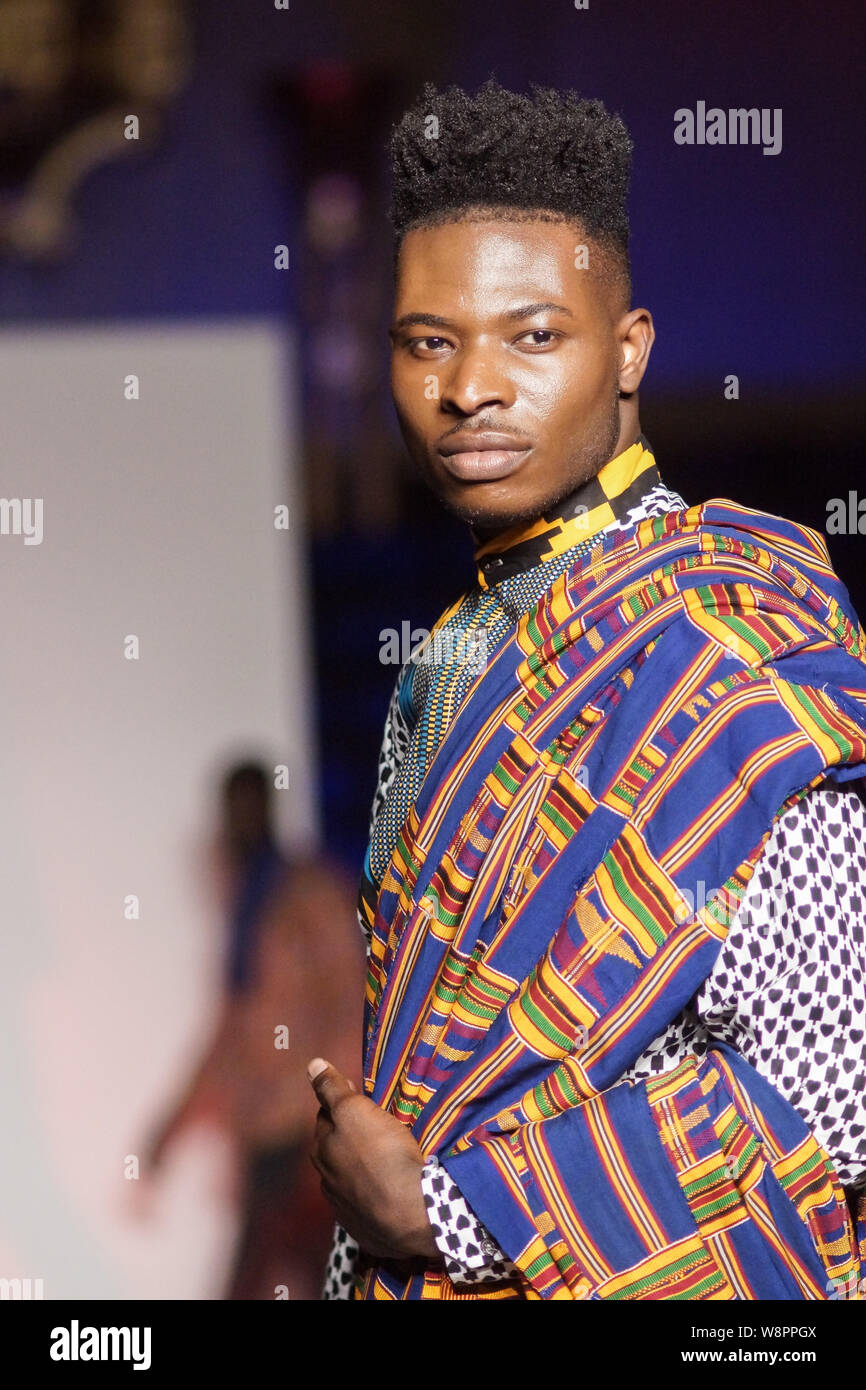 London, UK. 10th Aug, 2019. African Fashion Week London, UK. Sandi ...