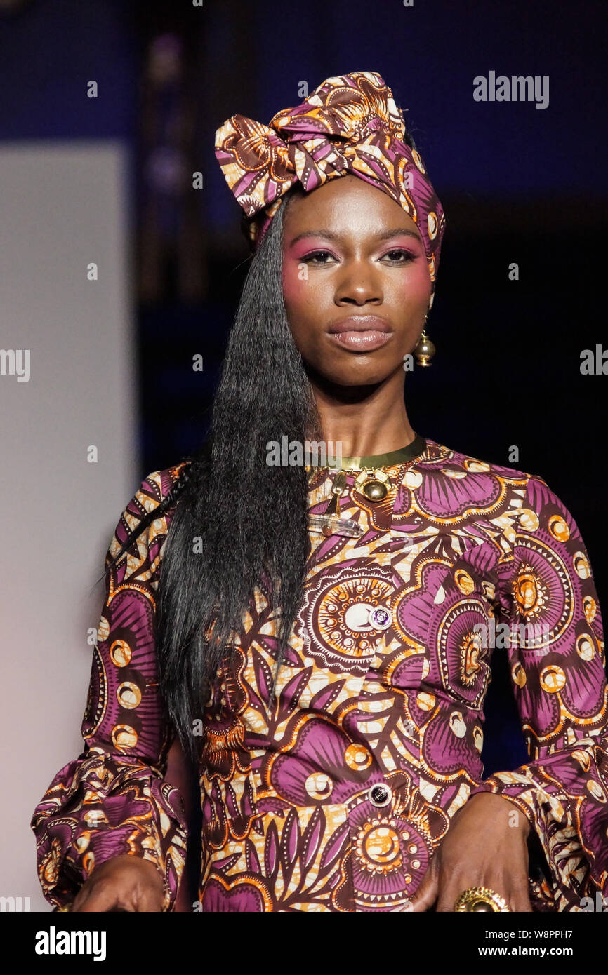 London, UK. 10th Aug, 2019. African Fashion Week London, UK. Sandi ...